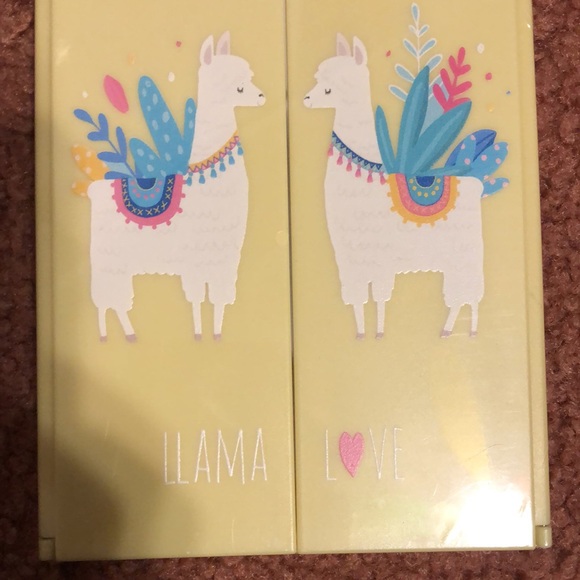 Llama Love🎁Three Folding Mirror - Picture 3 of 5